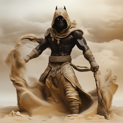 Whirling Sandstorm Figure