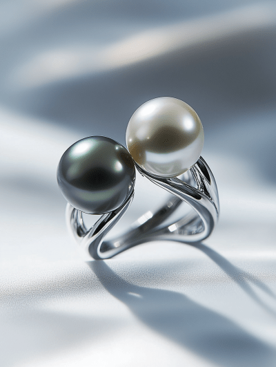 Tahitian Pearl Ring Design