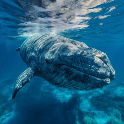 Underwater Sperm Whale