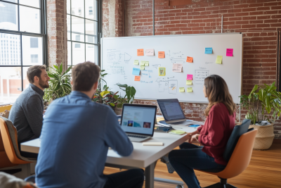 Modern Office Brainstorming