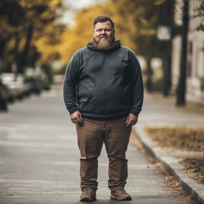 Happy Man Outdoors