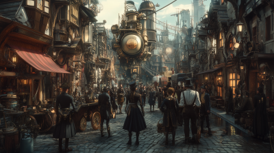 Steampunk Village Gathering