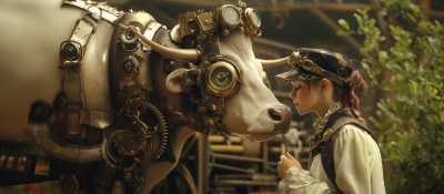 Steampunk Milkmaid