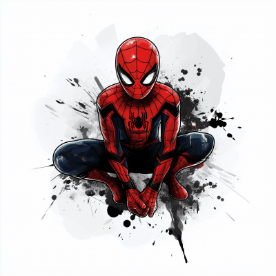 Spiderman Watermark Design