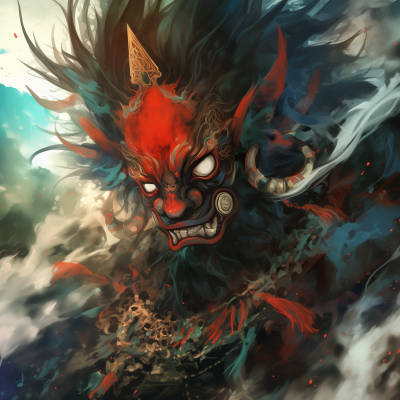 Balinese Demon Illustration