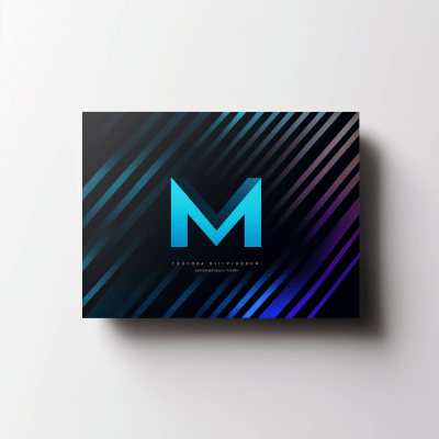 Stylized M Business Card