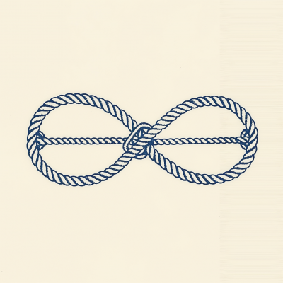 Minimalist Knot Illustration