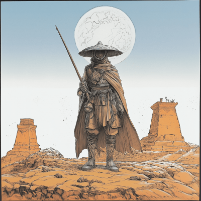 Jean Giraud Inspired Artwork