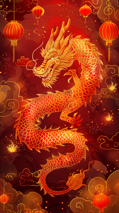 Chinese New Year Dragon Wallpaper