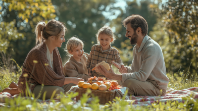 Family Picnic in the Park