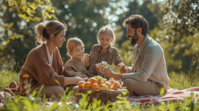 Joyful Family Picnic