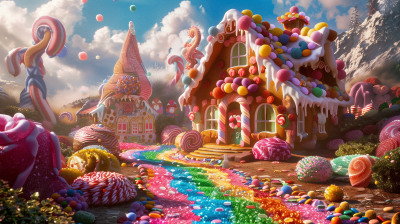 Whimsical Candy House