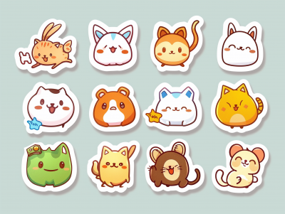 Adorable LINE Stickers with Cute Characters