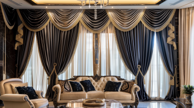 Luxurious Partition Curtains