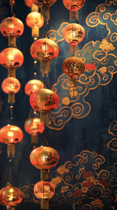 Elegant Chinese Lanterns