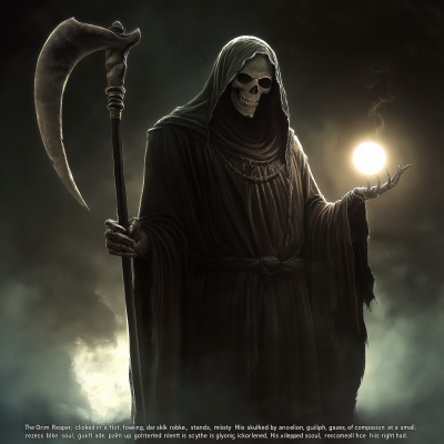 The Grim Reaper in Mist