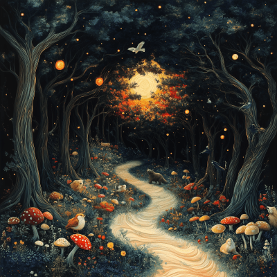 Mystical Forest Path