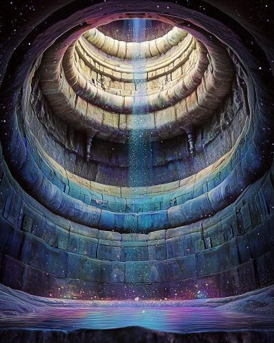 Spiritual Mystical Fountain of Stars