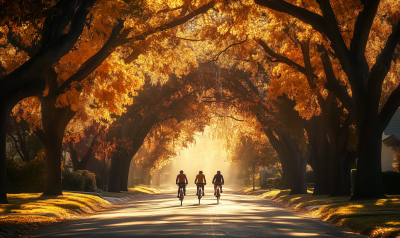 Biking Through a Canopy