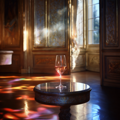 Wine in Parisian Chateau