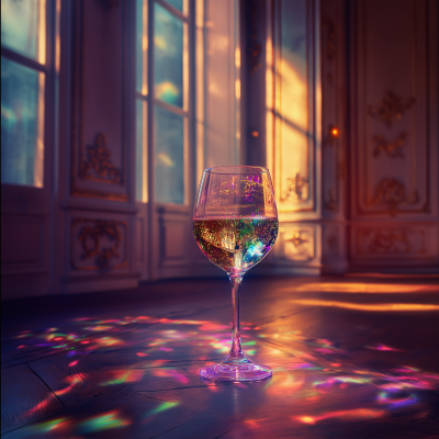 Wine in Parisian Chateau