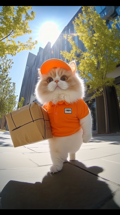 Persian Cat Delivery