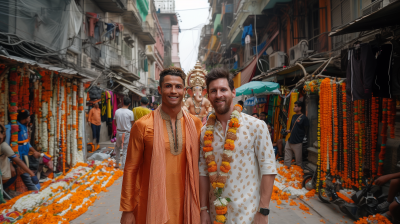 Football Legends at Ganesh Chaturthi