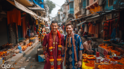 Football Legends at Ganesh Chaturthi