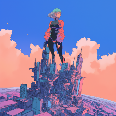 Cyberpunk Giantess