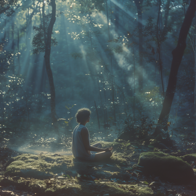 Meditation in the Forest