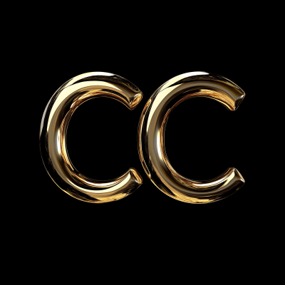 Golden 3D Text CC