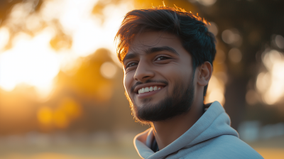 Confident Pakistani Athlete