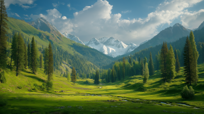 Majestic Green Mountains