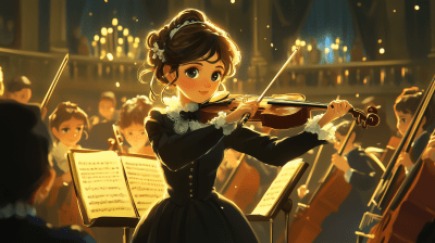 Orchestra Conductor Girl