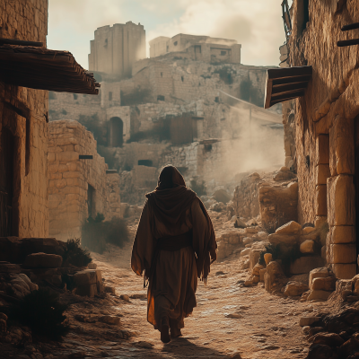 Levite Walking Through Philistine Town