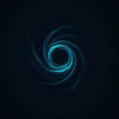 Dark Minimal Vortex Wallpaper