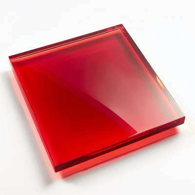 Red Glass Square