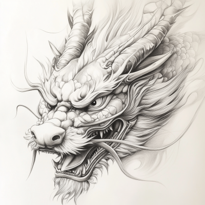 Japanese Dragon Head