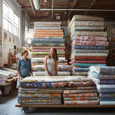 Elegant Office Space with Fabrics