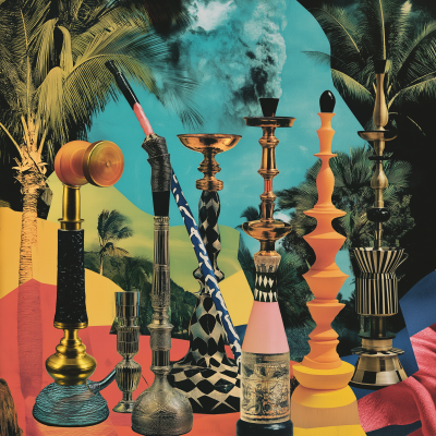 VOGUE STYLE Hookah Collage