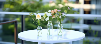 Bright Balcony Scene