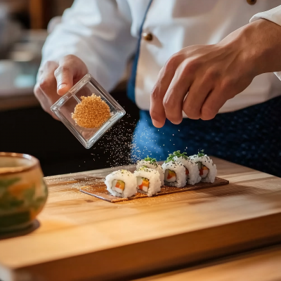 Exquisite Sushi Preparation