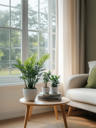 Bright Living Room Interior