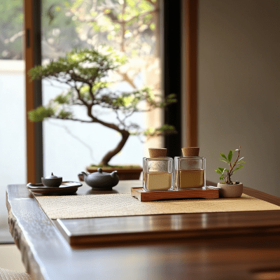 Japanese Tea Room Setup