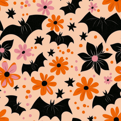 Halloween Retro Pattern