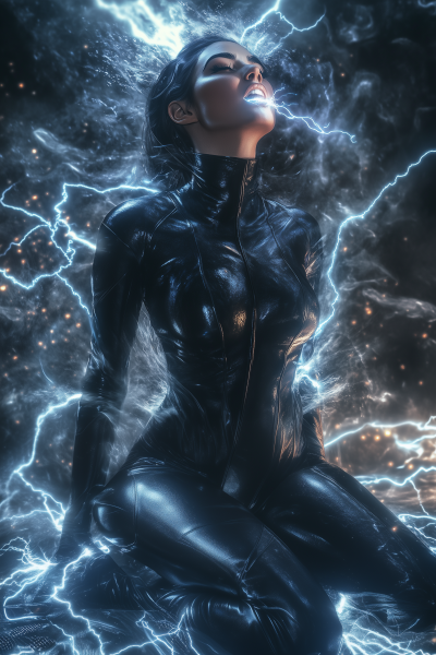 Electric Goddess in Space