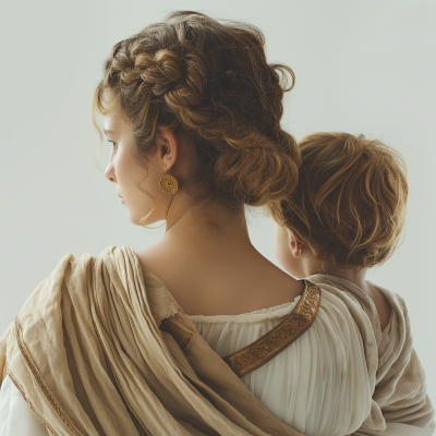 Woman and Child in Roman Era