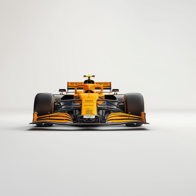 Orange Livery F1 Car