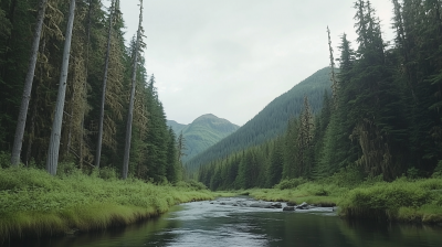 Beautiful Tongass Rainforest Stream