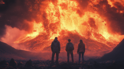 Surrounded by Eruption